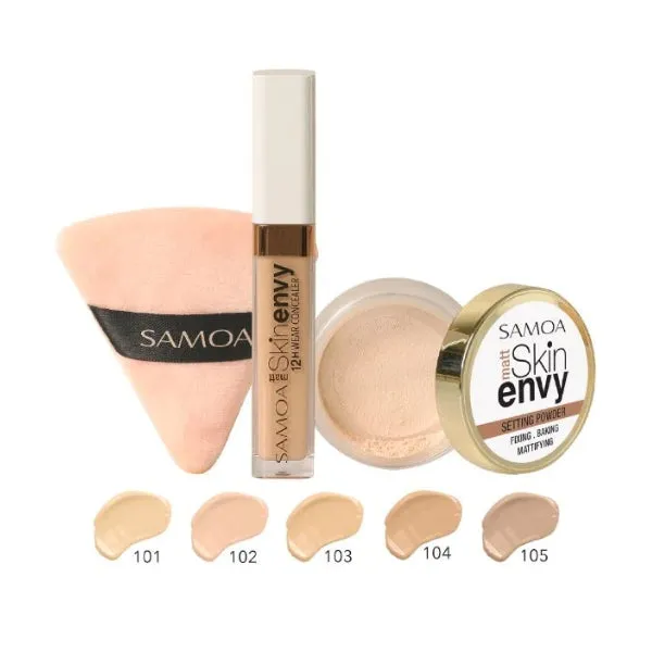 SkinEnvy Concealer   Setting Powder  Touch-up Puff At 15% OFF