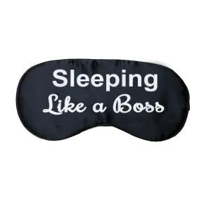 Sleeping Like a Boss Satin Eye Mask