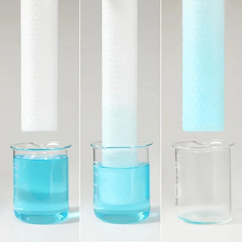 Soft Biodegradable cotton dry wipe rolls for Makeup
