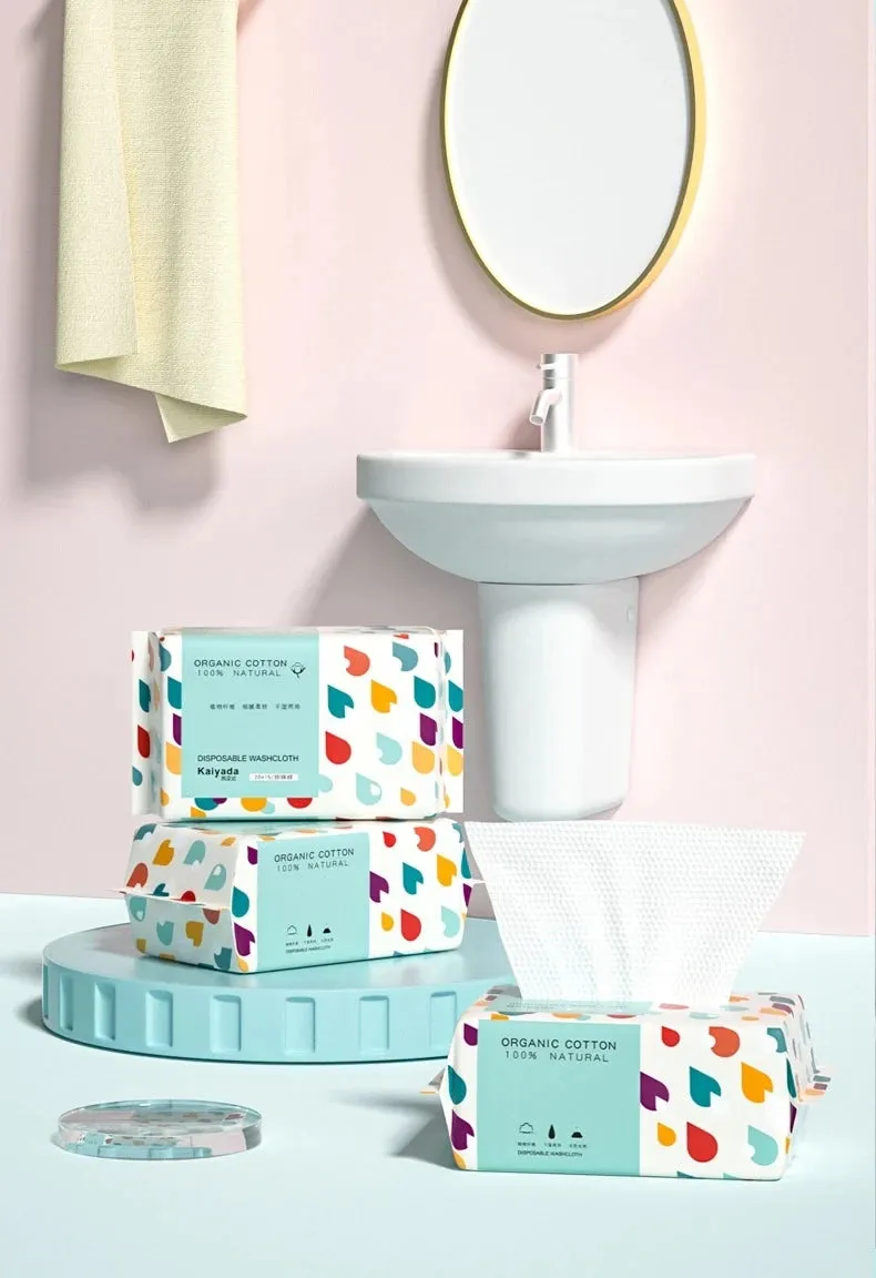 Soft Disposable Cotton Dry Wipes for Babies