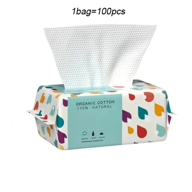 Soft Disposable Cotton Dry Wipes for Babies