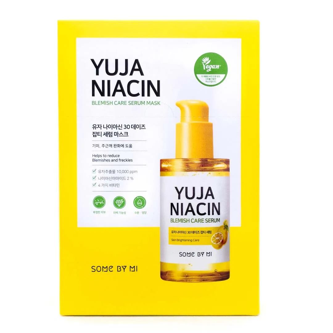 Some By Mi. Yuja Niacin 30 Days Blemish Care Serum Mask