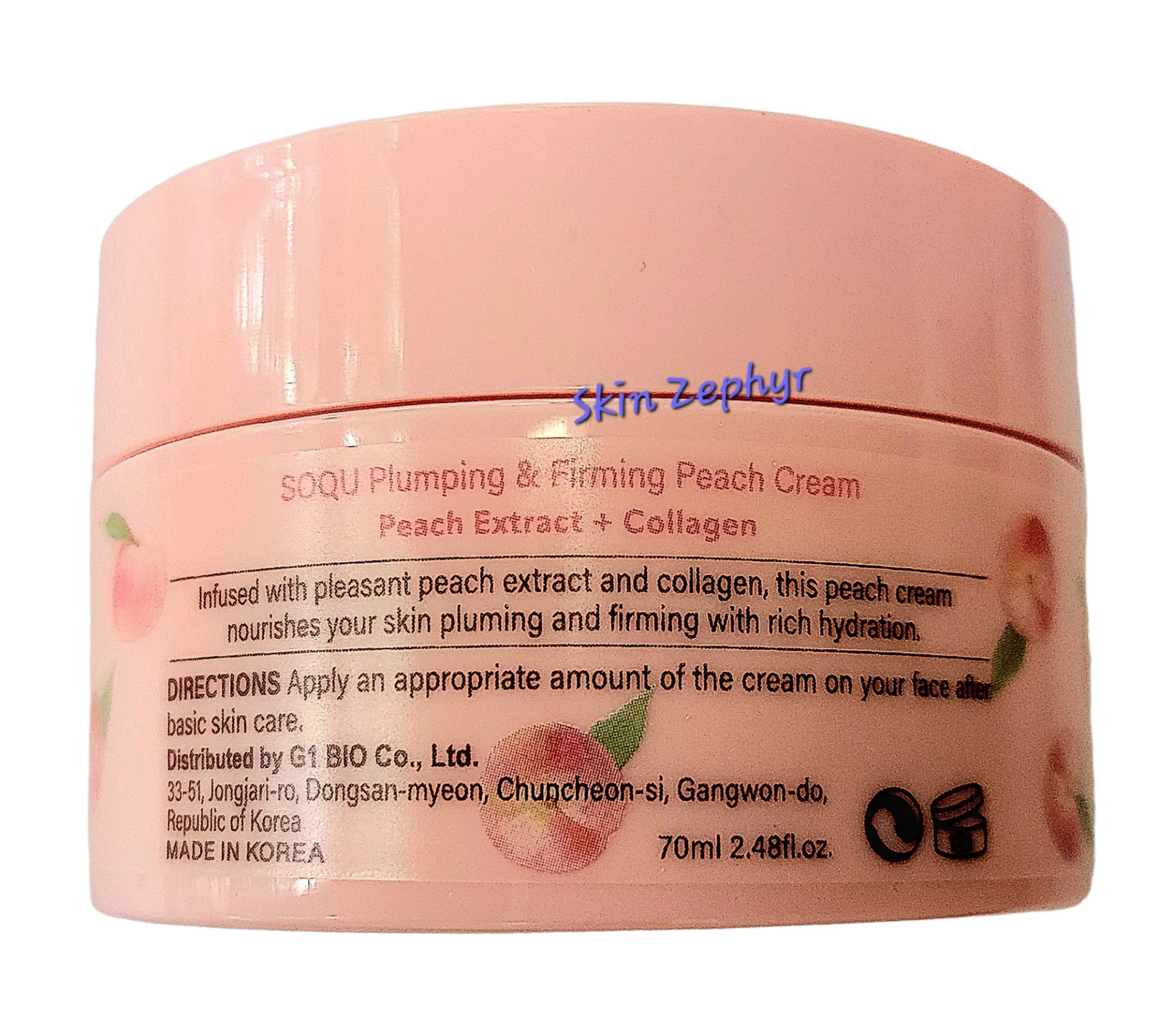 Soqu Plumping and Firming Peach Cream