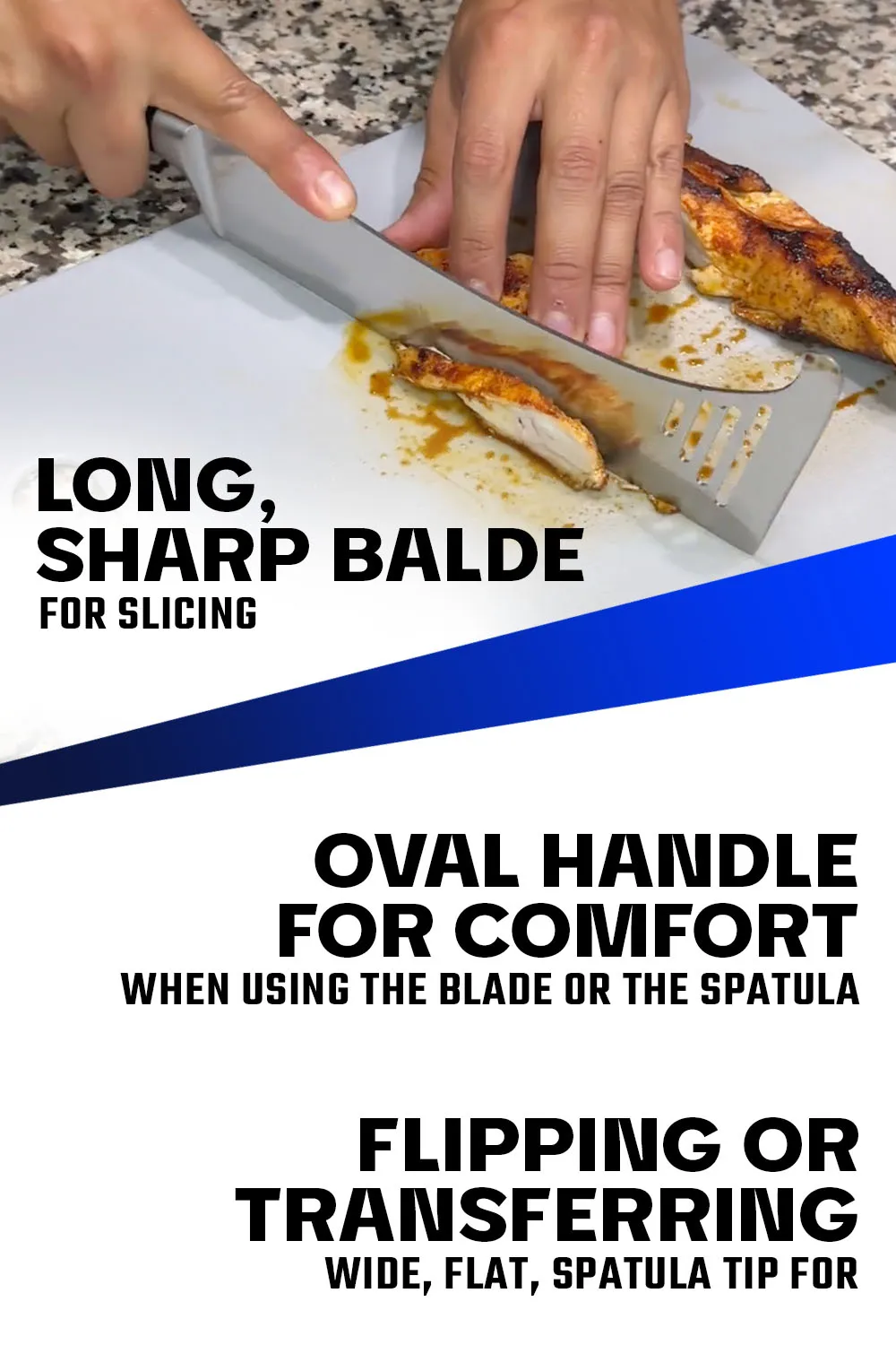 Spatula Knife Hybrid Utensil 8" | Gladiator Series | NSF Certified | Dalstrong ©