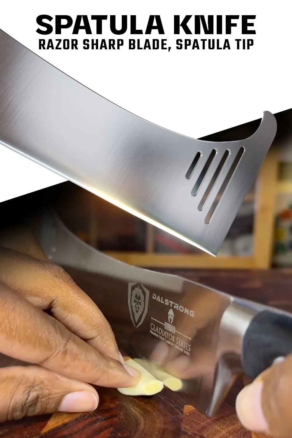 Spatula Knife Hybrid Utensil 8" | Gladiator Series | NSF Certified | Dalstrong ©