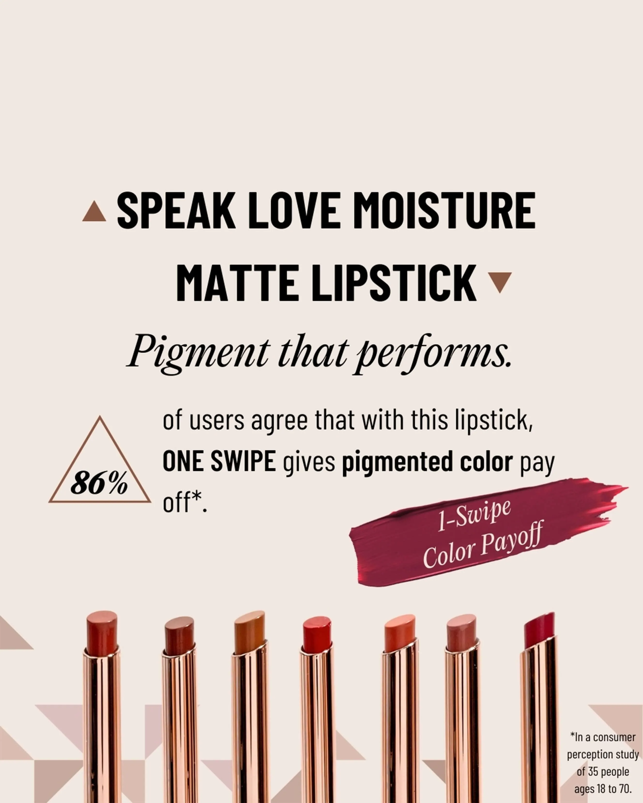 Speak Love Moisture Matte Lipstick