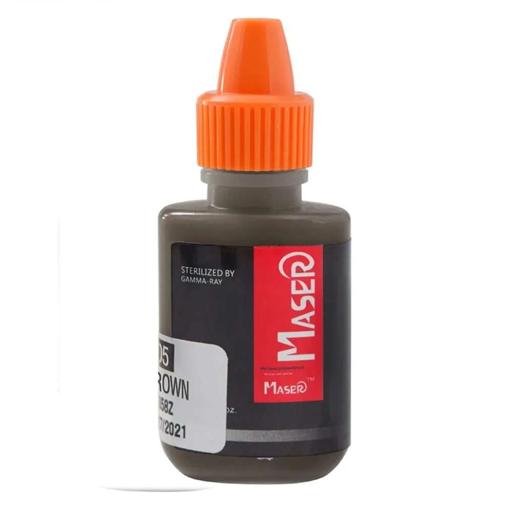 Tattoo Inks Pigment 14 Colors Optional 10ml Permanent Makeup Eyebrow Microblading for Tattoo Machine Pen Ink Cups Beauty Supply