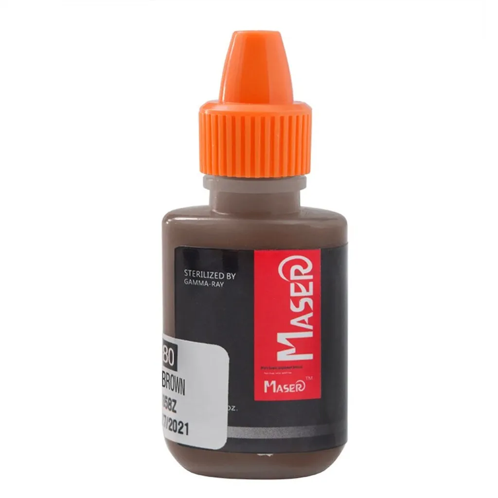 Tattoo Inks Pigment 14 Colors Optional 10ml Permanent Makeup Eyebrow Microblading for Tattoo Machine Pen Ink Cups Beauty Supply
