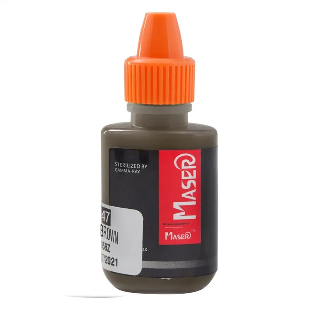 Tattoo Inks Pigment 14 Colors Optional 10ml Permanent Makeup Eyebrow Microblading for Tattoo Machine Pen Ink Cups Beauty Supply