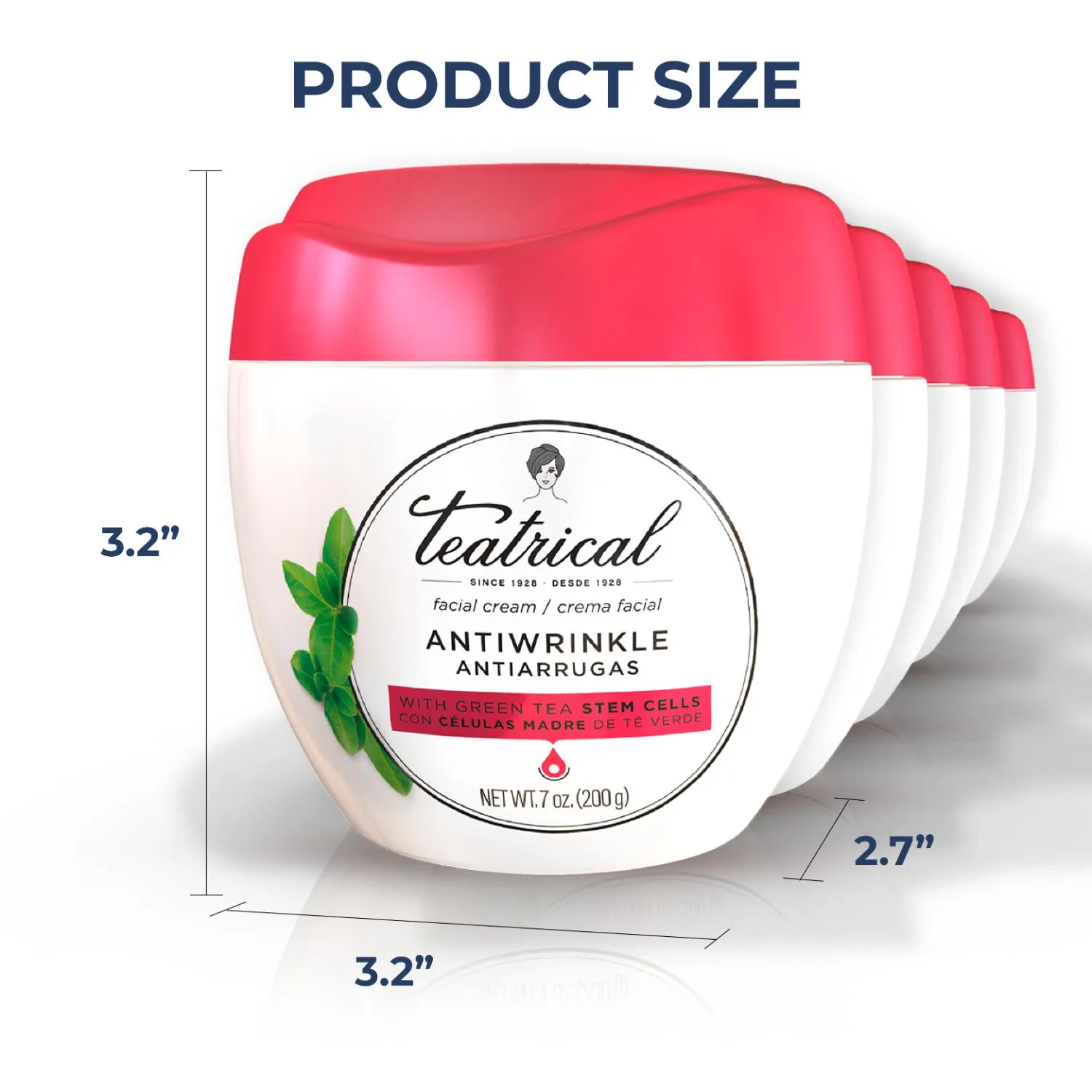 Teatrical with Stem Cells Facial Anti-Wrinkle Cream - 7 Oz - Case of 6