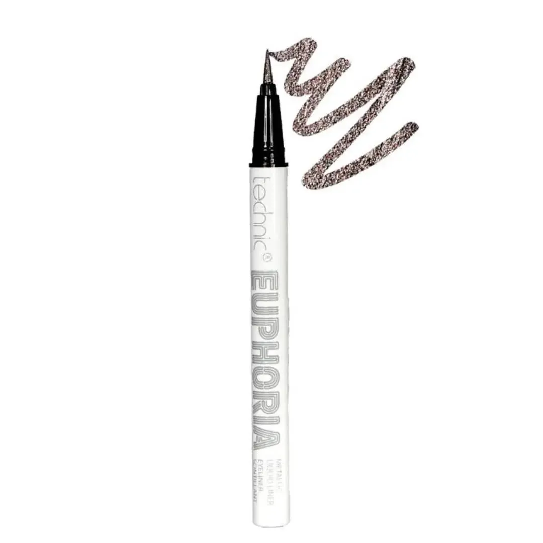 Technic Euphoria Metallic Liquid Eyeliner - Gun Metal
