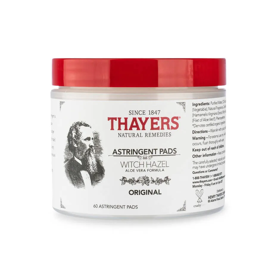 THAYERS Original Astringent Pads