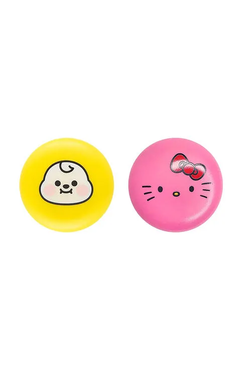 THE CREME SHOP XHELLO KITTY & BT21 MACARON LIP BALM COMPLETE COLLECTION-7Style