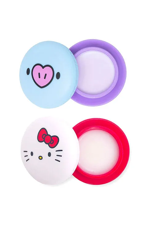 THE CREME SHOP XHELLO KITTY & BT21 MACARON LIP BALM COMPLETE COLLECTION-7Style