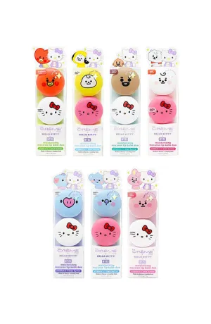 THE CREME SHOP XHELLO KITTY & BT21 MACARON LIP BALM COMPLETE COLLECTION-7Style
