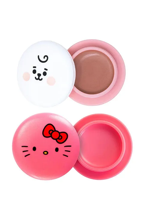 THE CREME SHOP XHELLO KITTY & BT21 MACARON LIP BALM COMPLETE COLLECTION-7Style