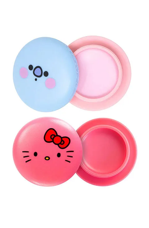 THE CREME SHOP XHELLO KITTY & BT21 MACARON LIP BALM COMPLETE COLLECTION-7Style