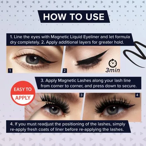 THE LUXE NK GLAM FLY GIRL BEAUTY COLLECTION - MAGNETIC EYELASHES