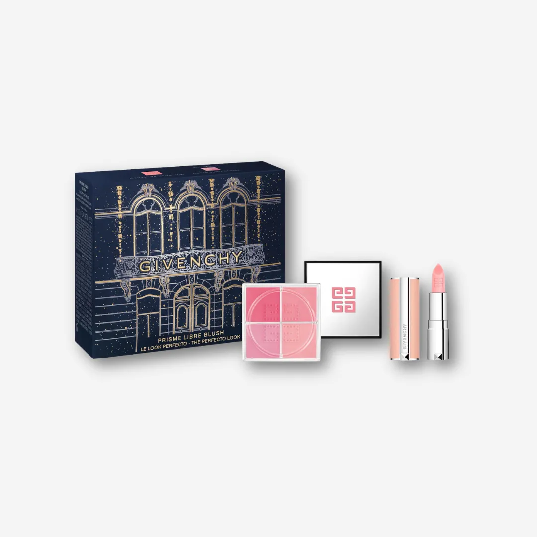The Prisme Libre Blush & Perfecto Mini Lip Balm Set