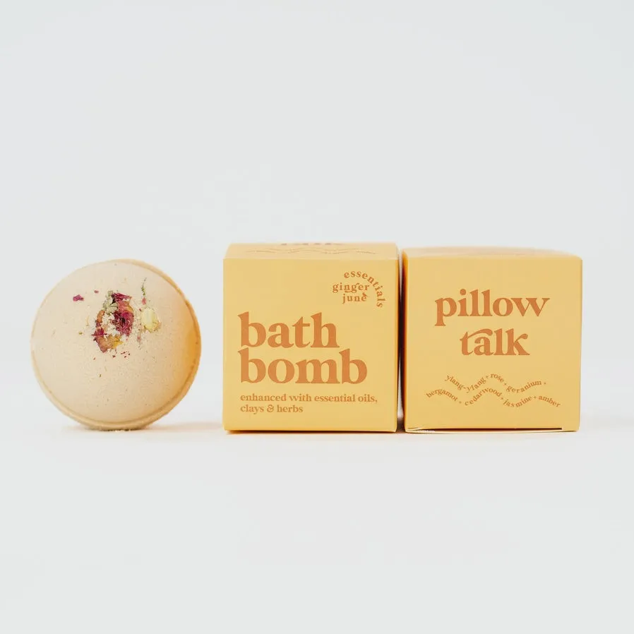 The Ylang-Ylang   Rose   Geranium Bath Bomb by Ginger June Candle Co.