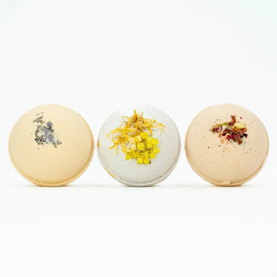 The Ylang-Ylang   Rose   Geranium Bath Bomb by Ginger June Candle Co.