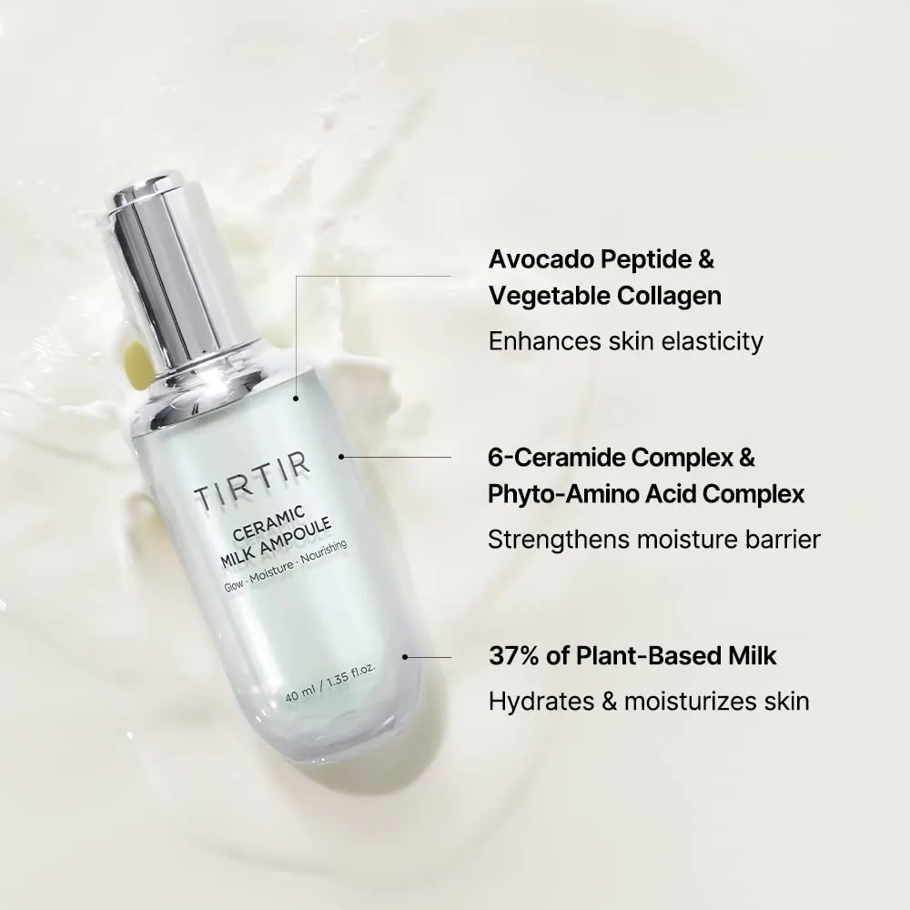 TIRTIR Ceramic Milk Ampoule,  40ml / 1.35 fl. oz.