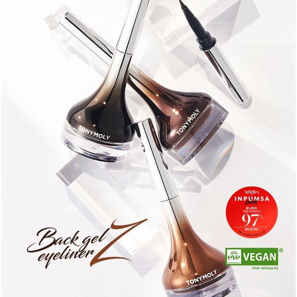TONYMOLY Back Gel Eye Liner Z Long Lasting Vegan Gel Liner جل لاينر