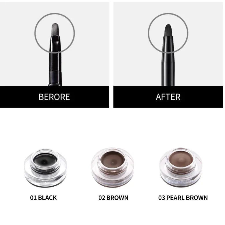 TONYMOLY Back Gel Eye Liner Z Long Lasting Vegan Gel Liner جل لاينر