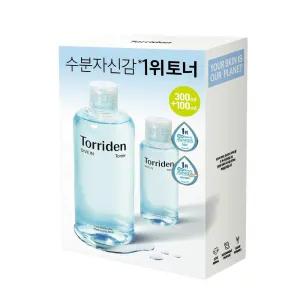 Torriden Dive In Low Molecular Hyaluronic Acid Toner 300mL Special Set ( 100mL)