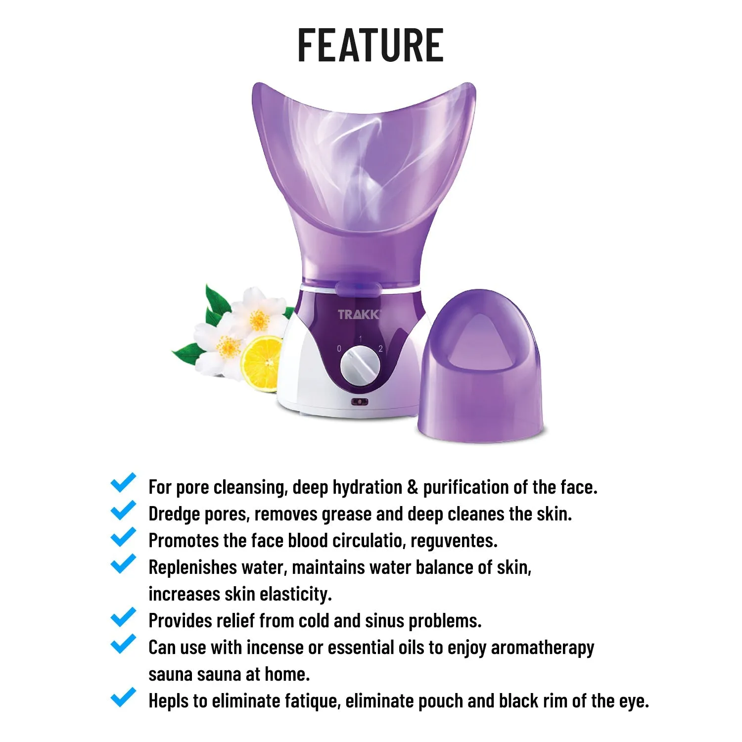 TRAKK Facial Steamer and Pore Cleanser