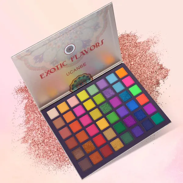 Ucanbe Excotic Eyeshadow   De'lanci Lipstick Combo (2 in 1)