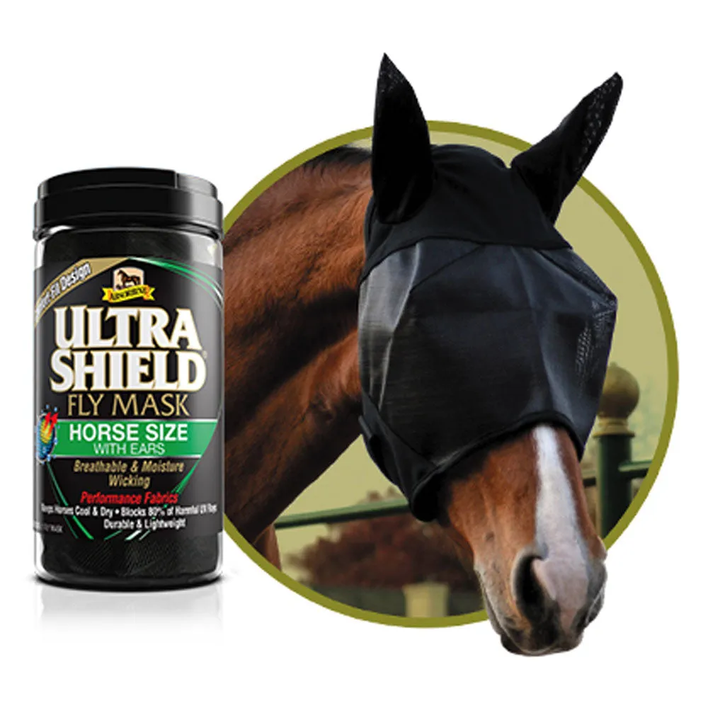 Ultra Sheild Fly Mask With Ears