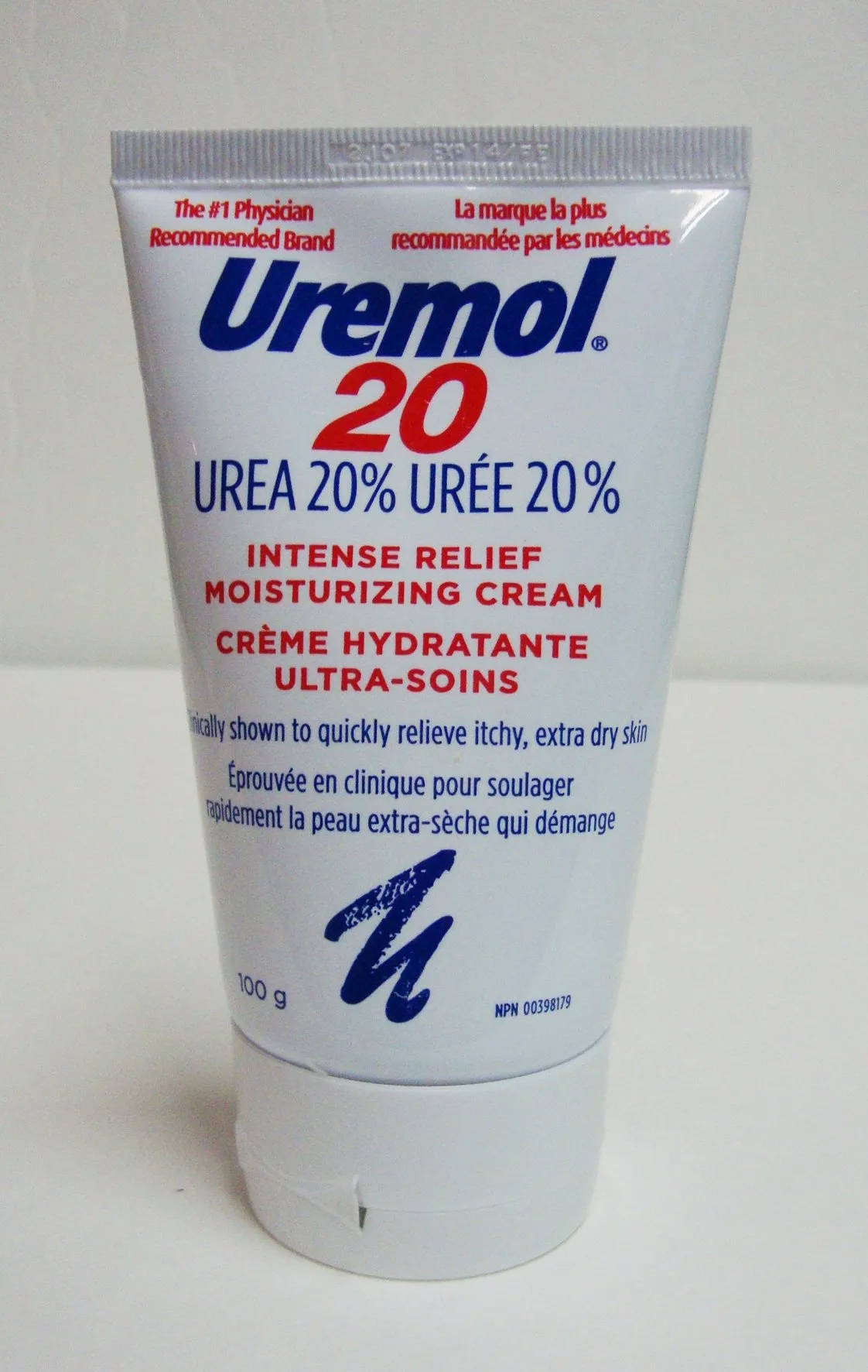 UREMOL 20 Intense Relief Moisturizing Therapeutic Cream (20% Urea) 100 g (3.5 oz) for Itchy, Extra Dry Skin Made in Canada