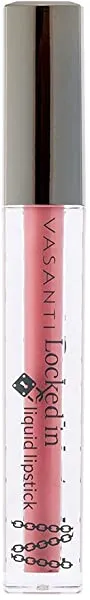 VASANTI Locked in Liquid Lipstick - Married (Natural Pink) - High Pigmented Waterproof Vegan Friendly Paraben-Free Matte Beauty Lips Liquid Lipstick - Paraben-Free, Never Tested on Animals