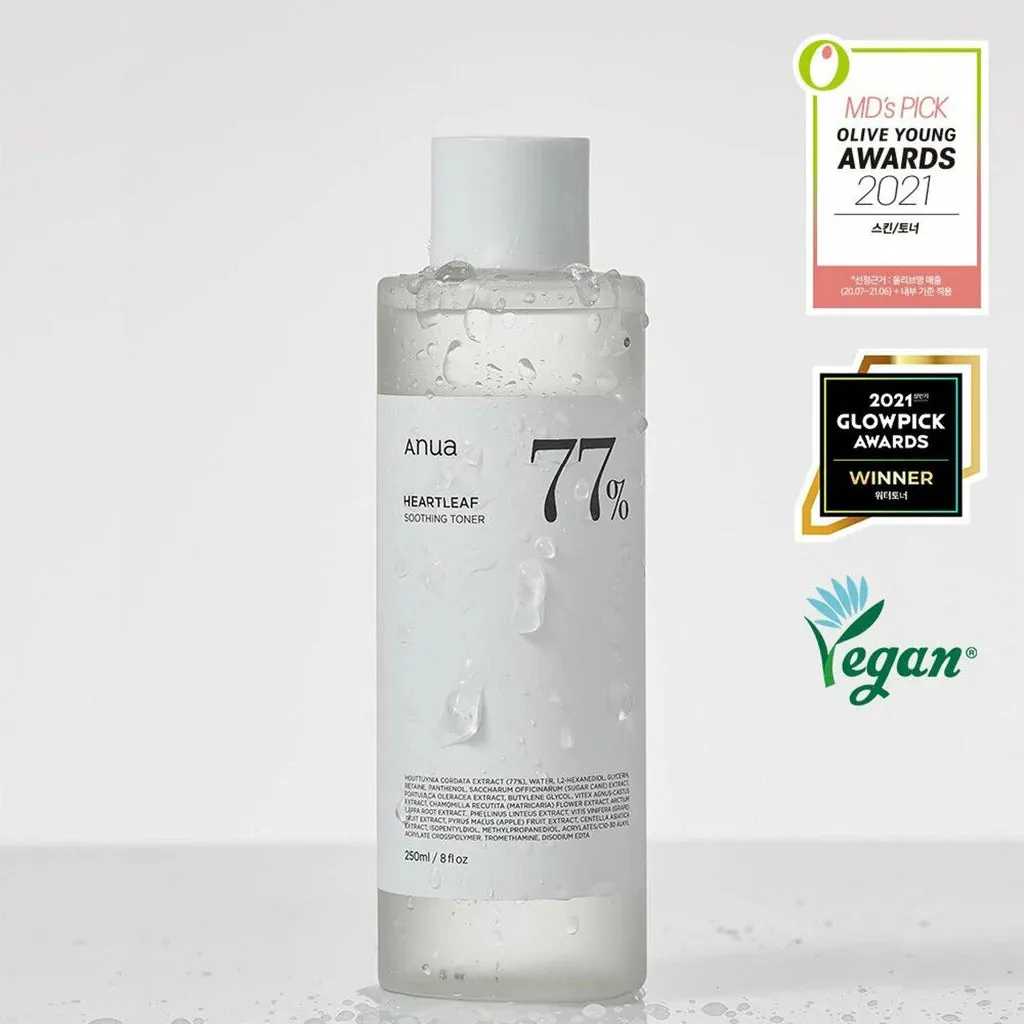 Vegan Calming Skin Toner with Heartleaf - pH 5.5