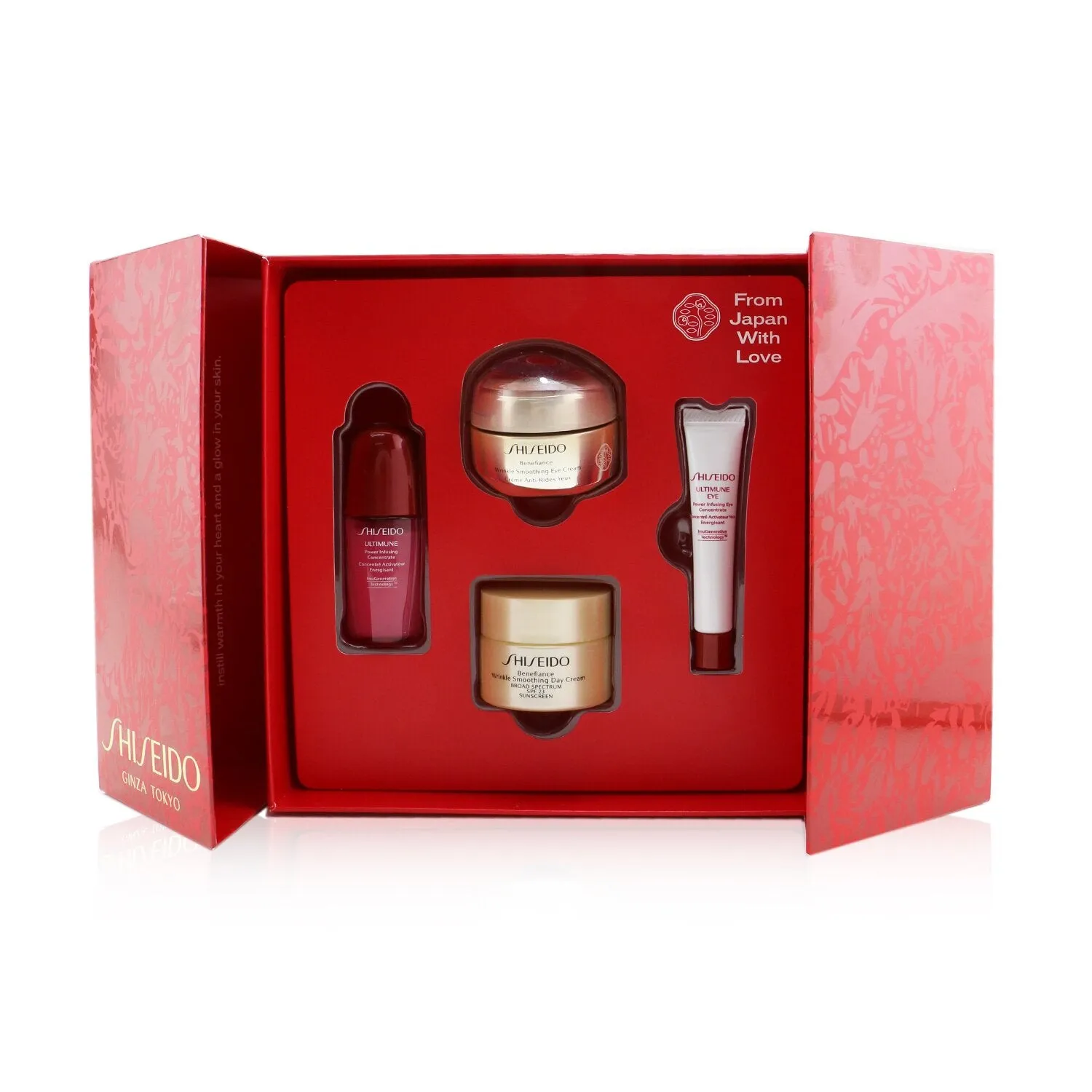 Velvety Eye Delights Set: Benefiance Eye Cream 15ml   Ultimune Concentrate 10ml   Benefiance Day Cream SPF 23 30ml   Ultimune Eye Concentrate 5ml