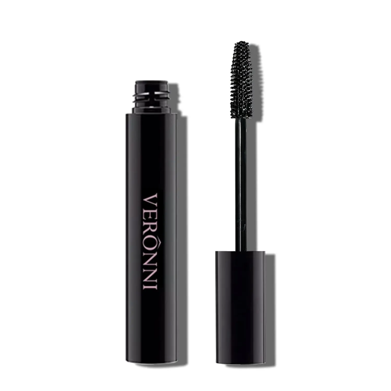 VERONNI Black Waterproof Mascara,CurlingThick Lengthening Eyelash Mascara,Lifts and Extends Lash Length,Clump Resistant,Non-Smudge Eyelash Colorful Extension Curl Mascara Makeup (01-Black)