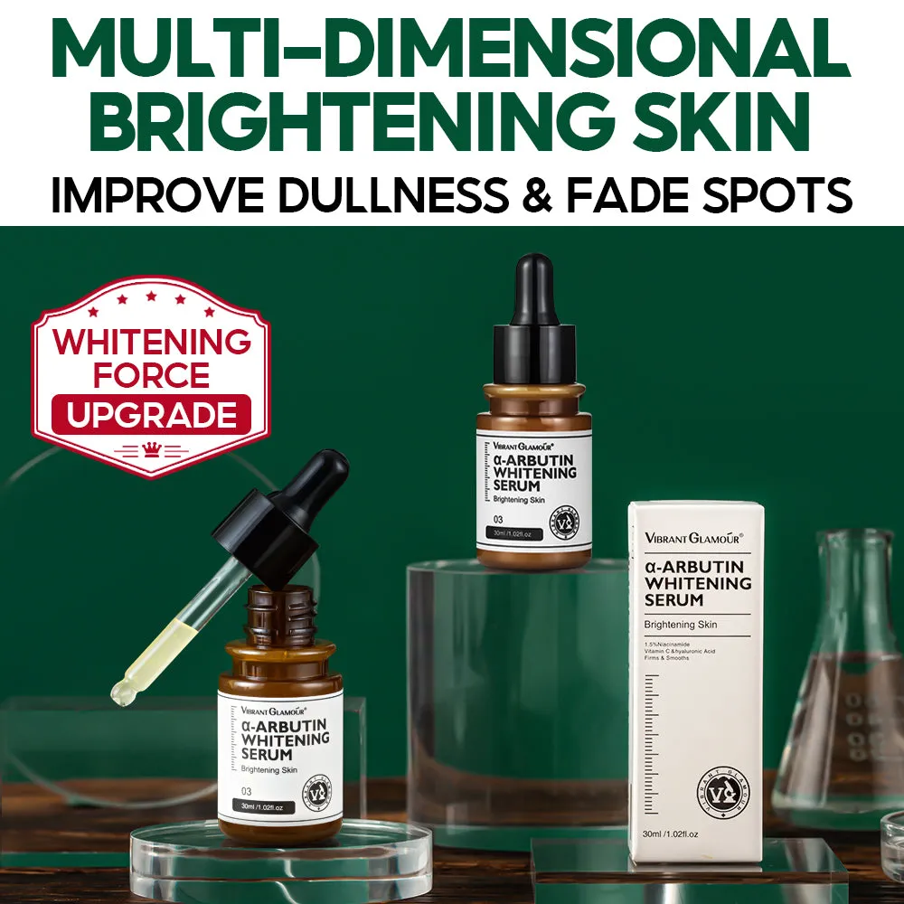 VIBRANT GLAMOUR α-Arbutin Whitening Serum Niacinamide Reduce Dark Spots 30ml
