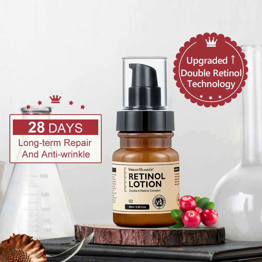 VIBRANT GLAMOUR Double Retinol Lotion Cream VA Anti Aging Collagen Firming 80g