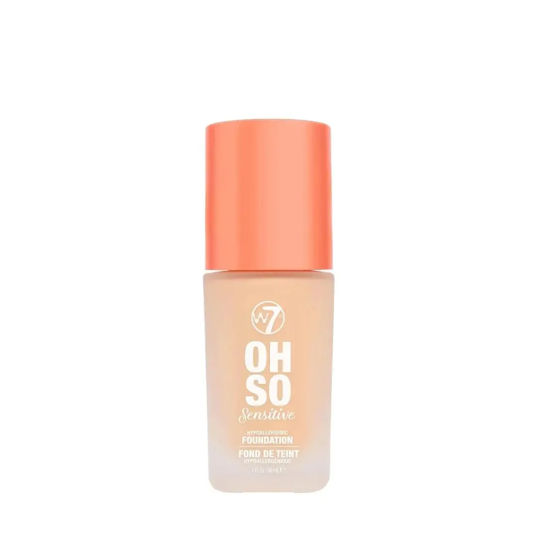 W7 Oh So Sensitive Foundation - Natural Beige