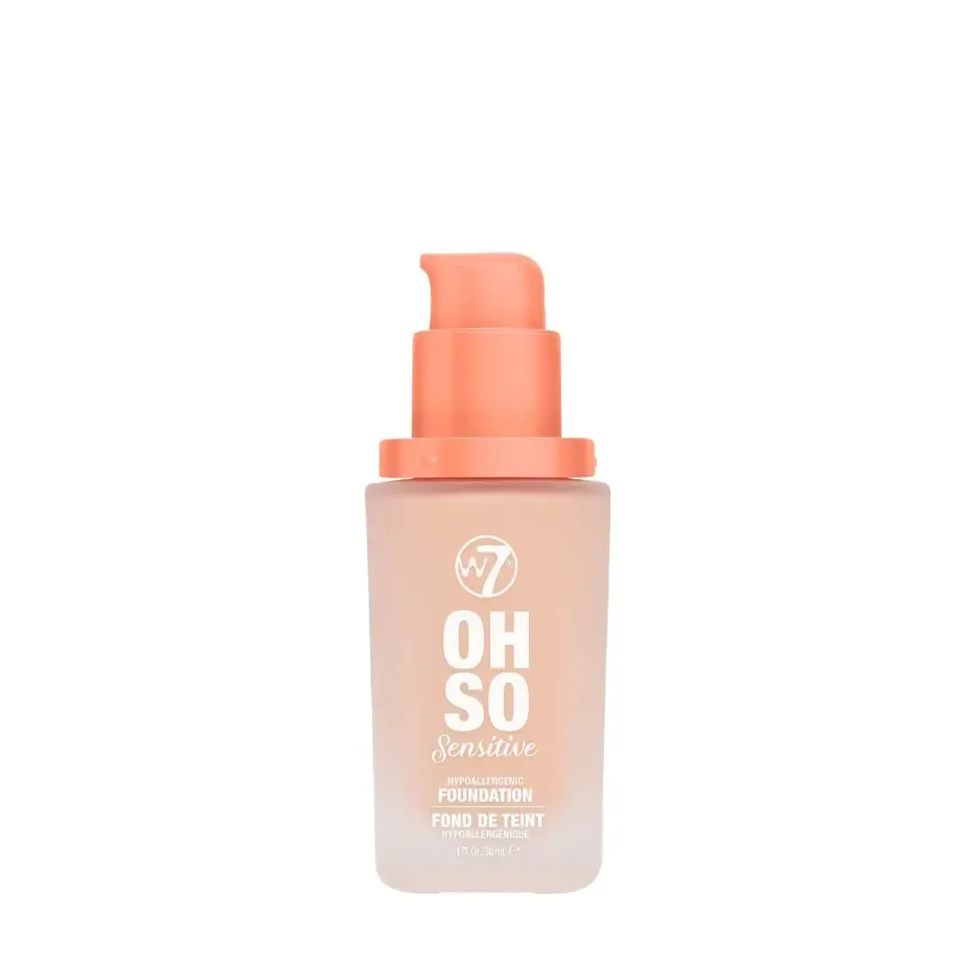 W7 Oh So Sensitive Foundation - Natural Beige