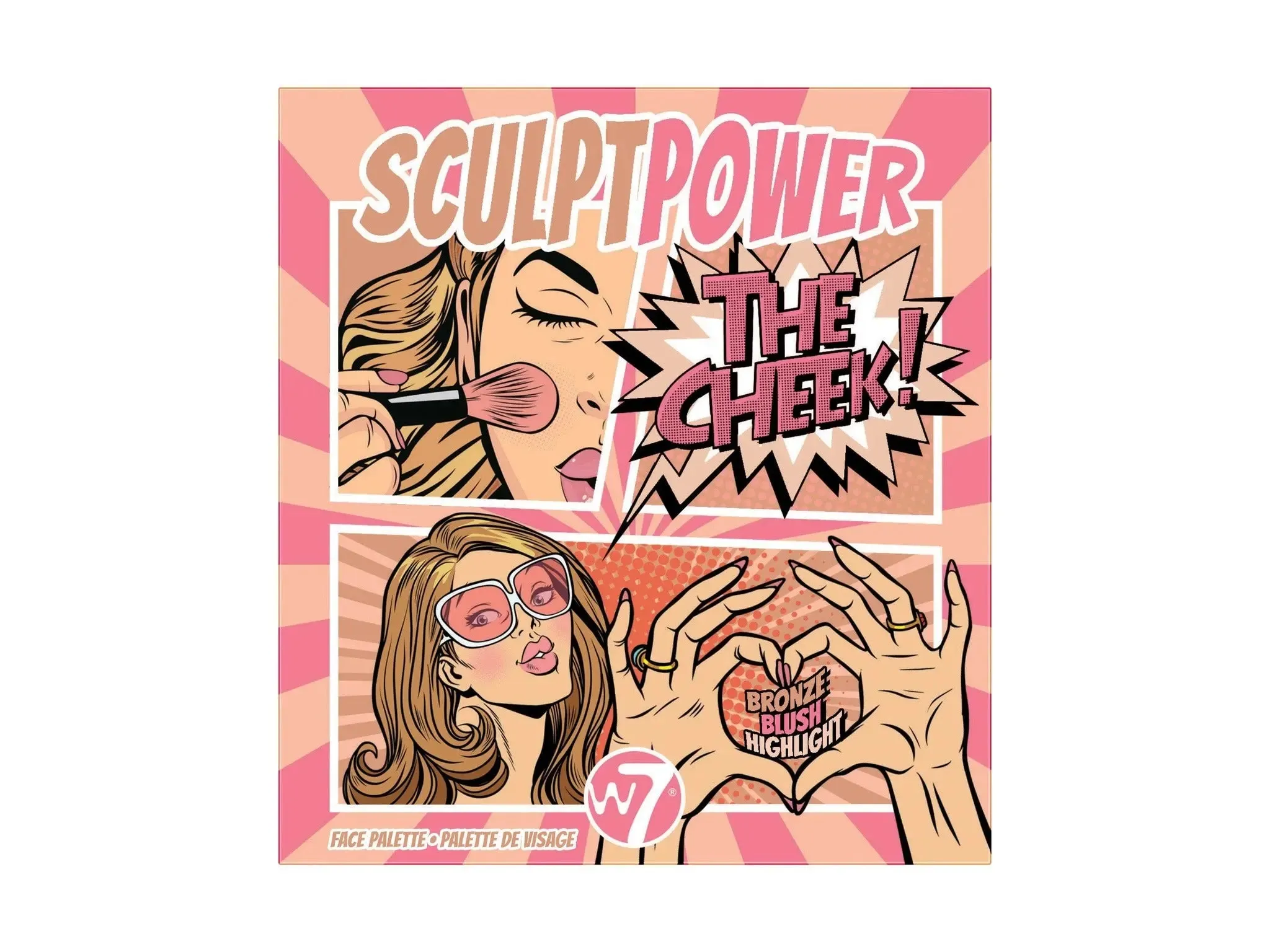 W7 Sculpt Power Face Palette