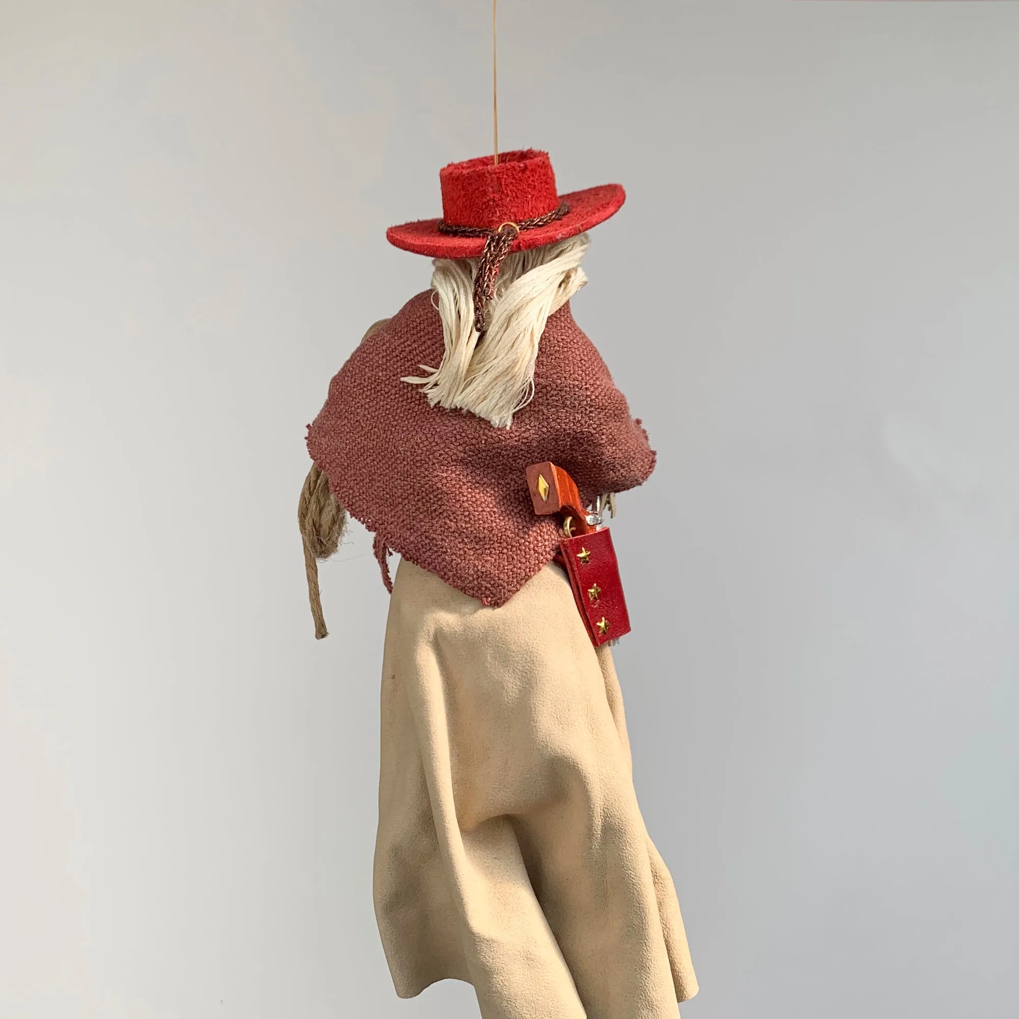 Western Country Christmas Tree Hanging Ornament-Calamity Jane American Notorious Gunslinger - Limited Edition Handmade-Sculptor Ken Fedoruk