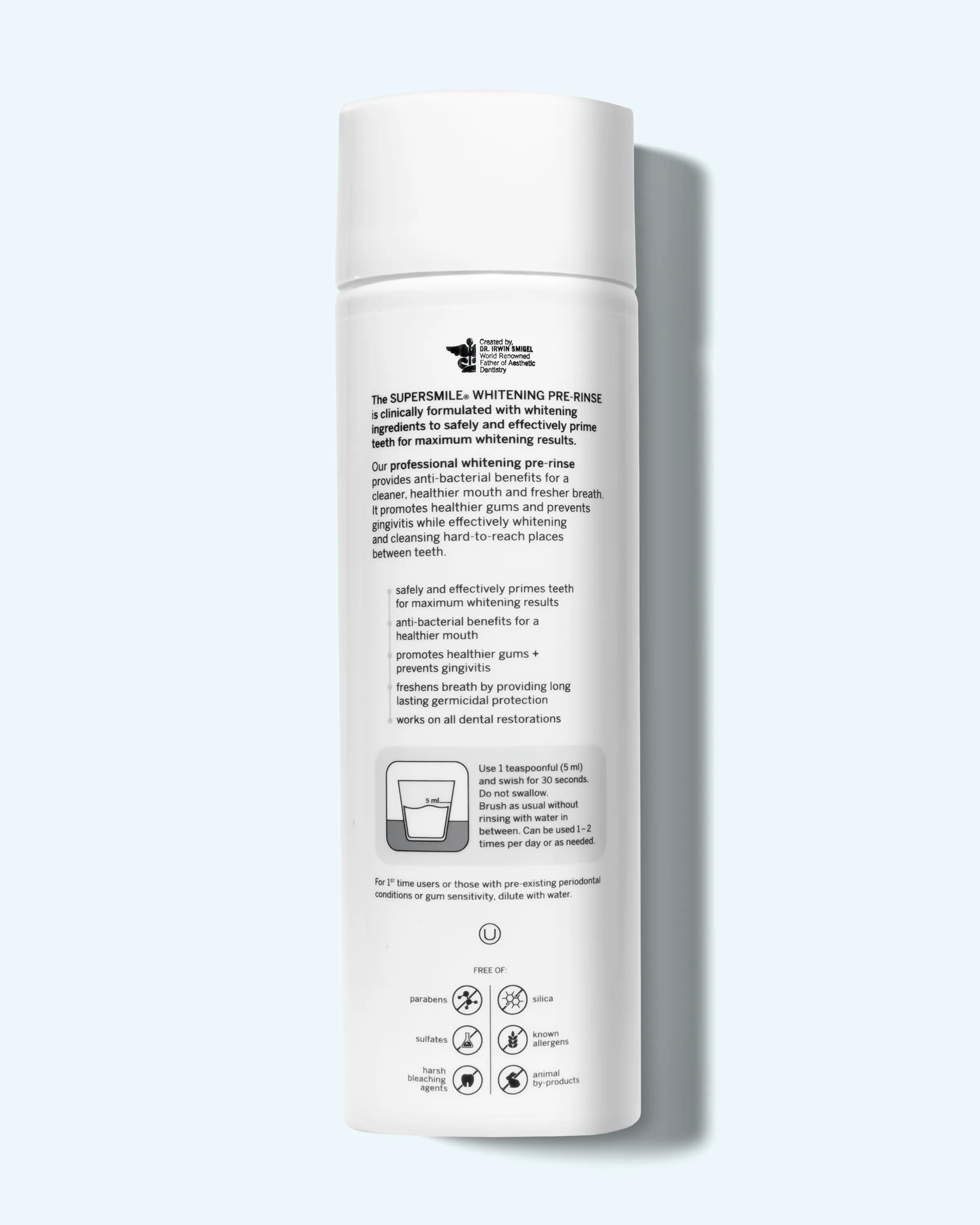whitening pre-rinse