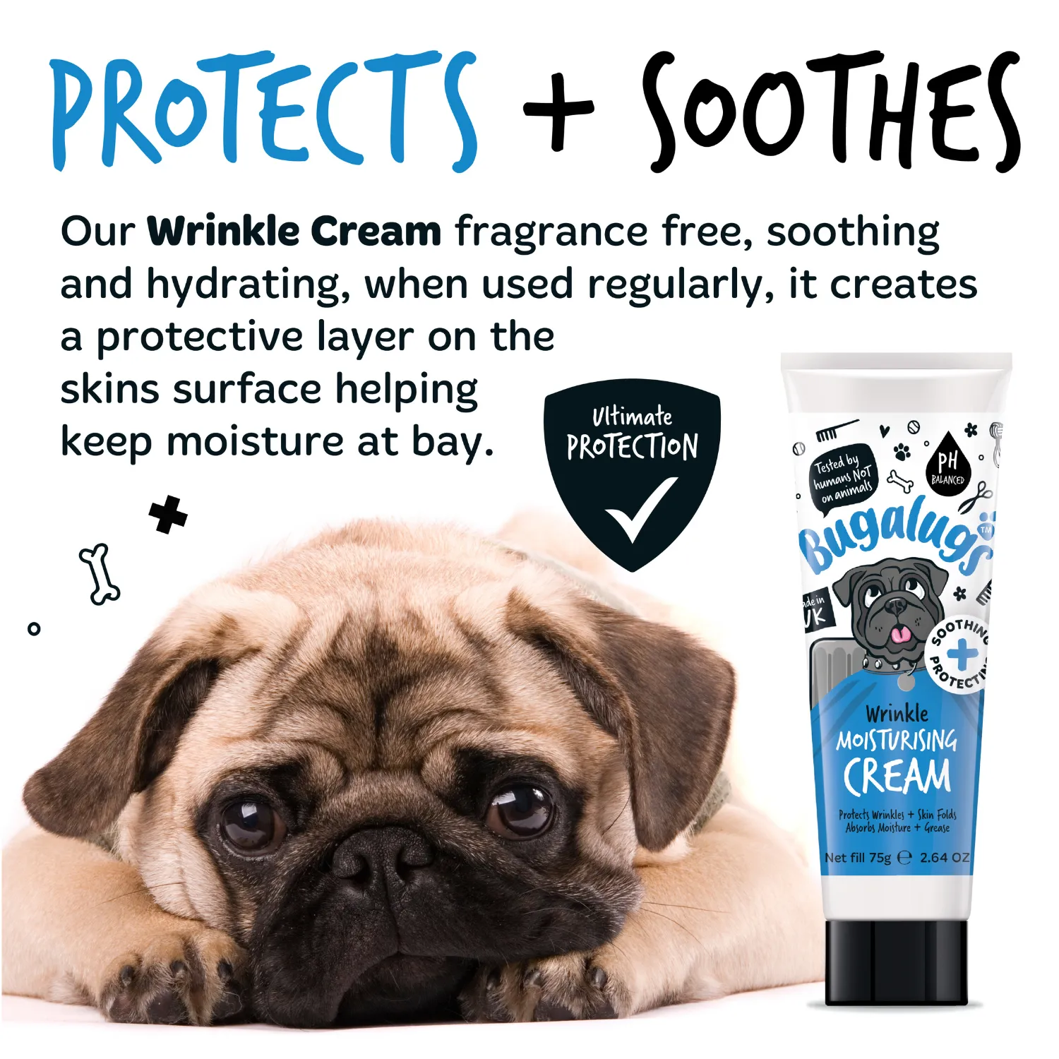 Wrinkle Moisturising Cream for Dogs & Cats
