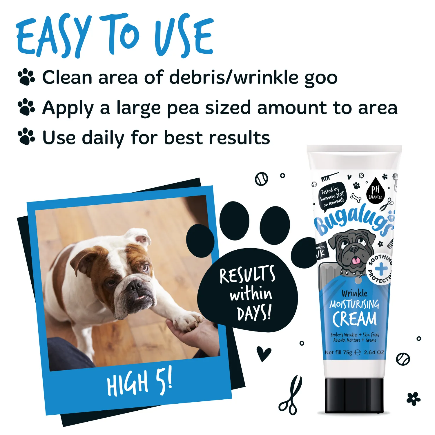 Wrinkle Moisturising Cream for Dogs & Cats