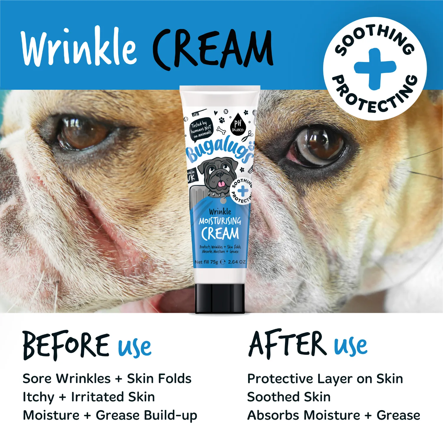 Wrinkle Moisturising Cream for Dogs & Cats