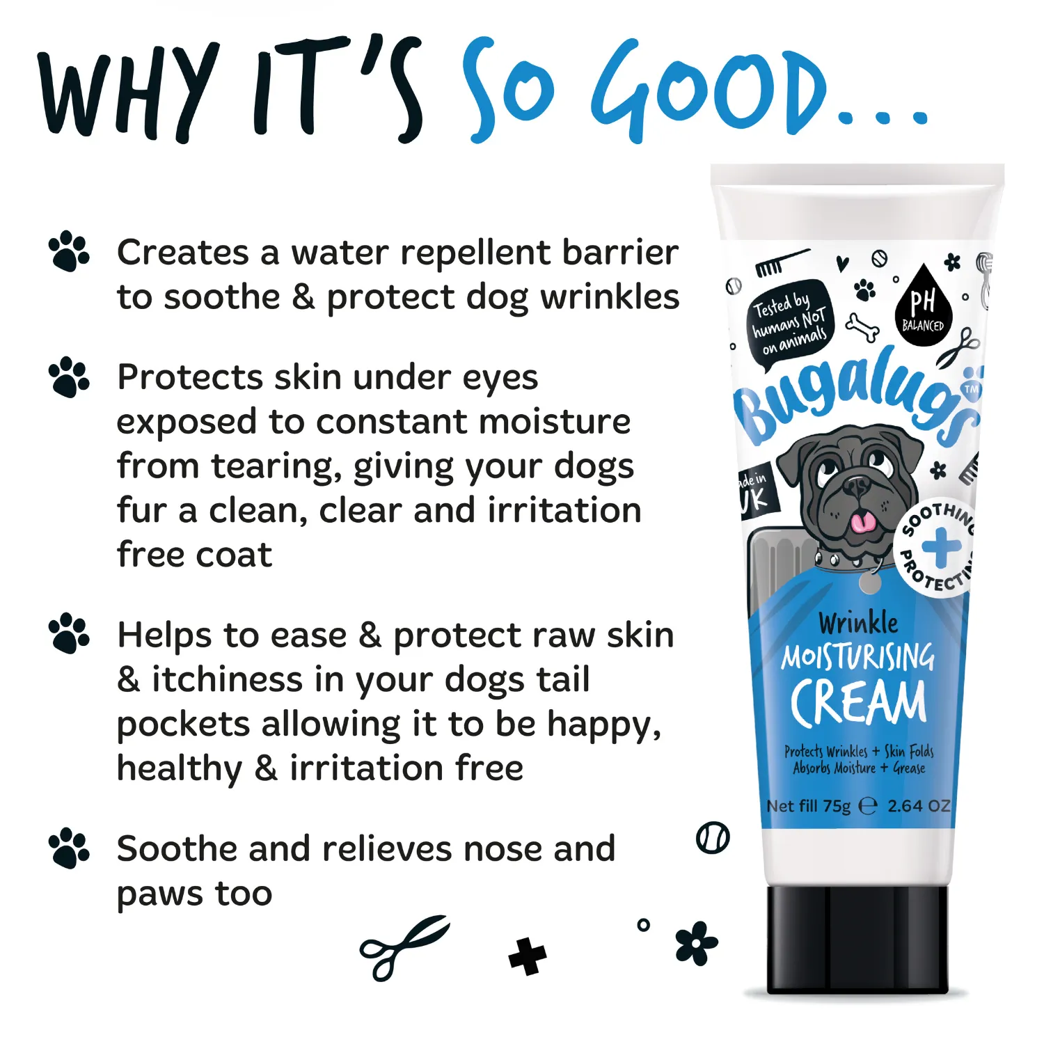 Wrinkle Moisturising Cream for Dogs & Cats