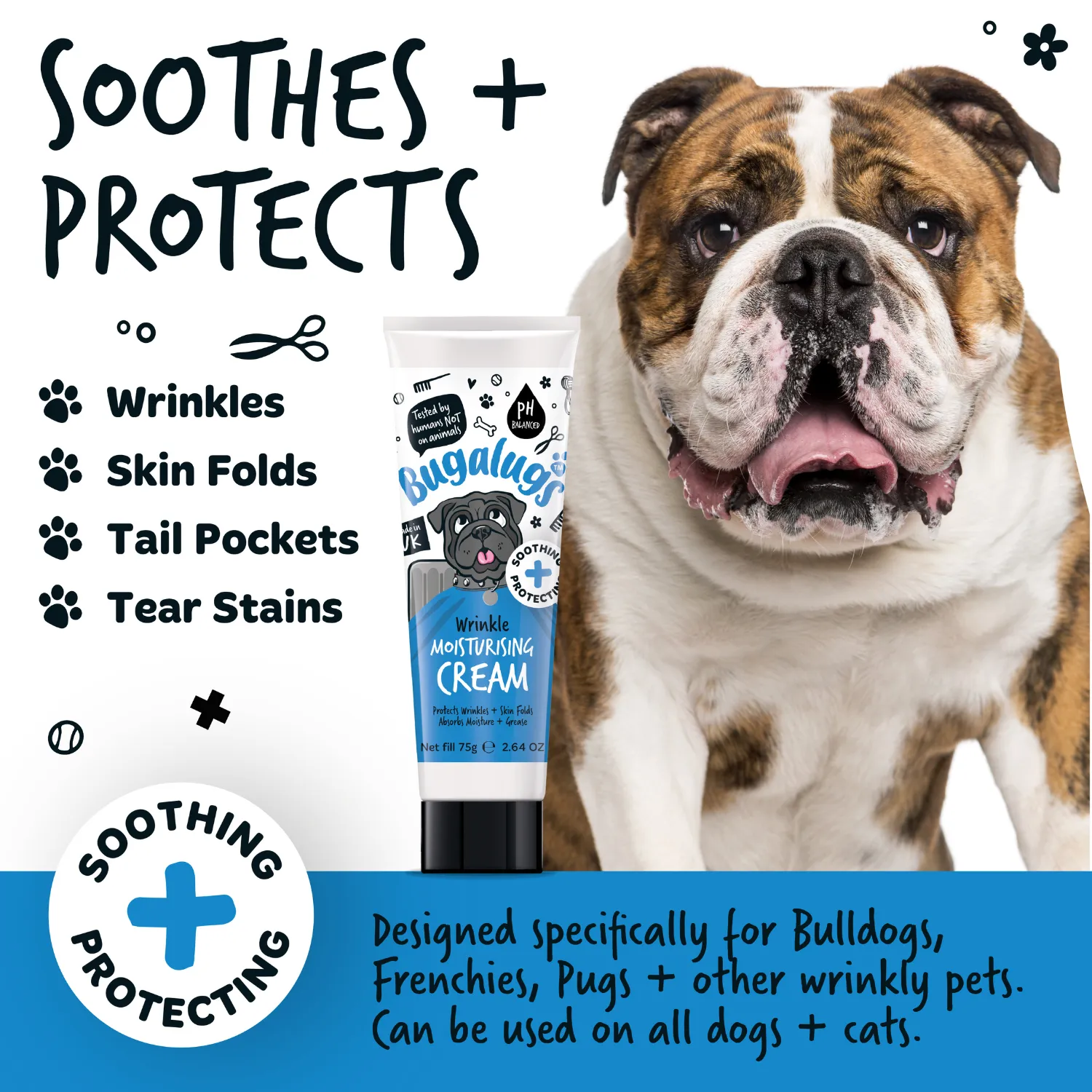 Wrinkle Moisturising Cream for Dogs & Cats