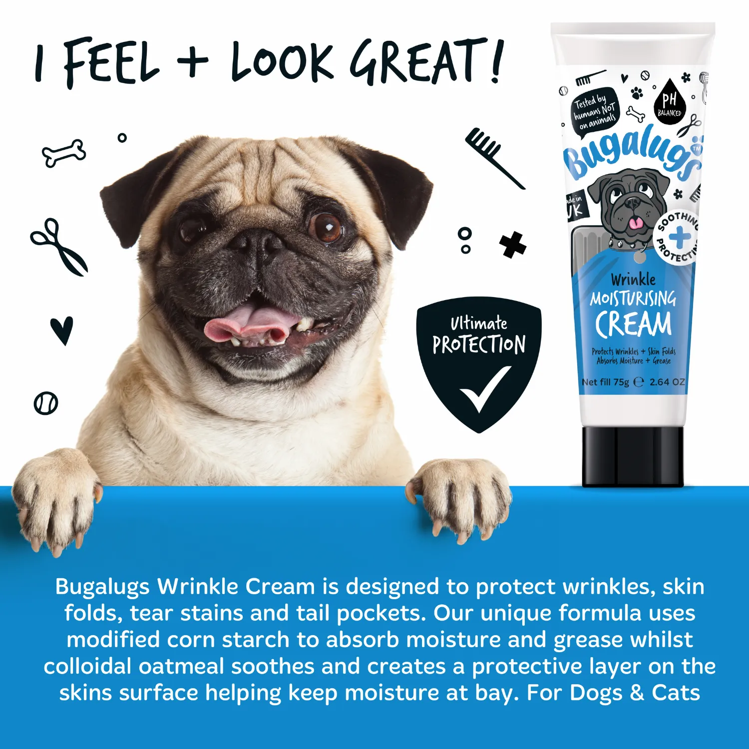 Wrinkle Moisturising Cream for Dogs & Cats